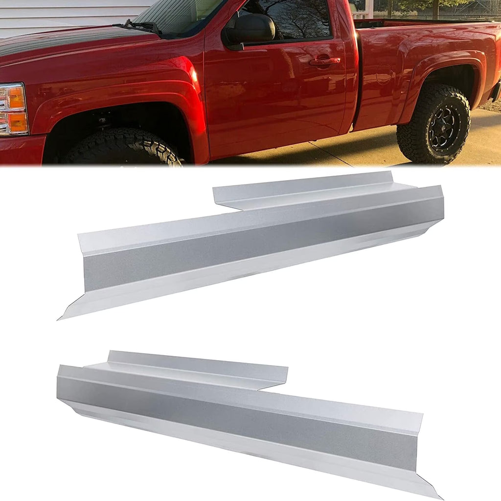 Slip-on Rocker Panels Replacement for 2007-2013 Chevy Silverado GMC Sierra 2 Door Standard Cab Q998