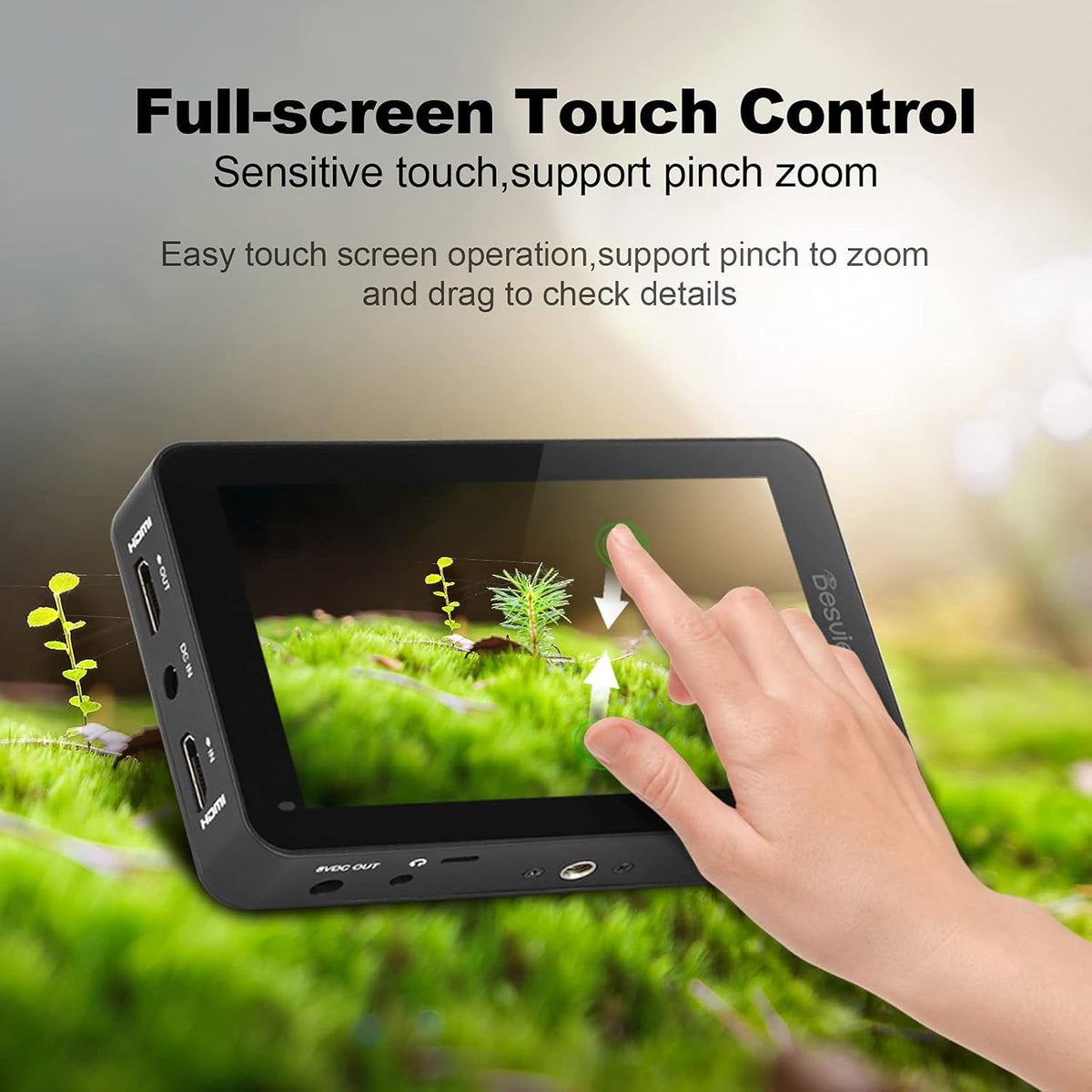 5.5 inch Touch Screen Field Monitor with 4K HDMI Input/Output K167012