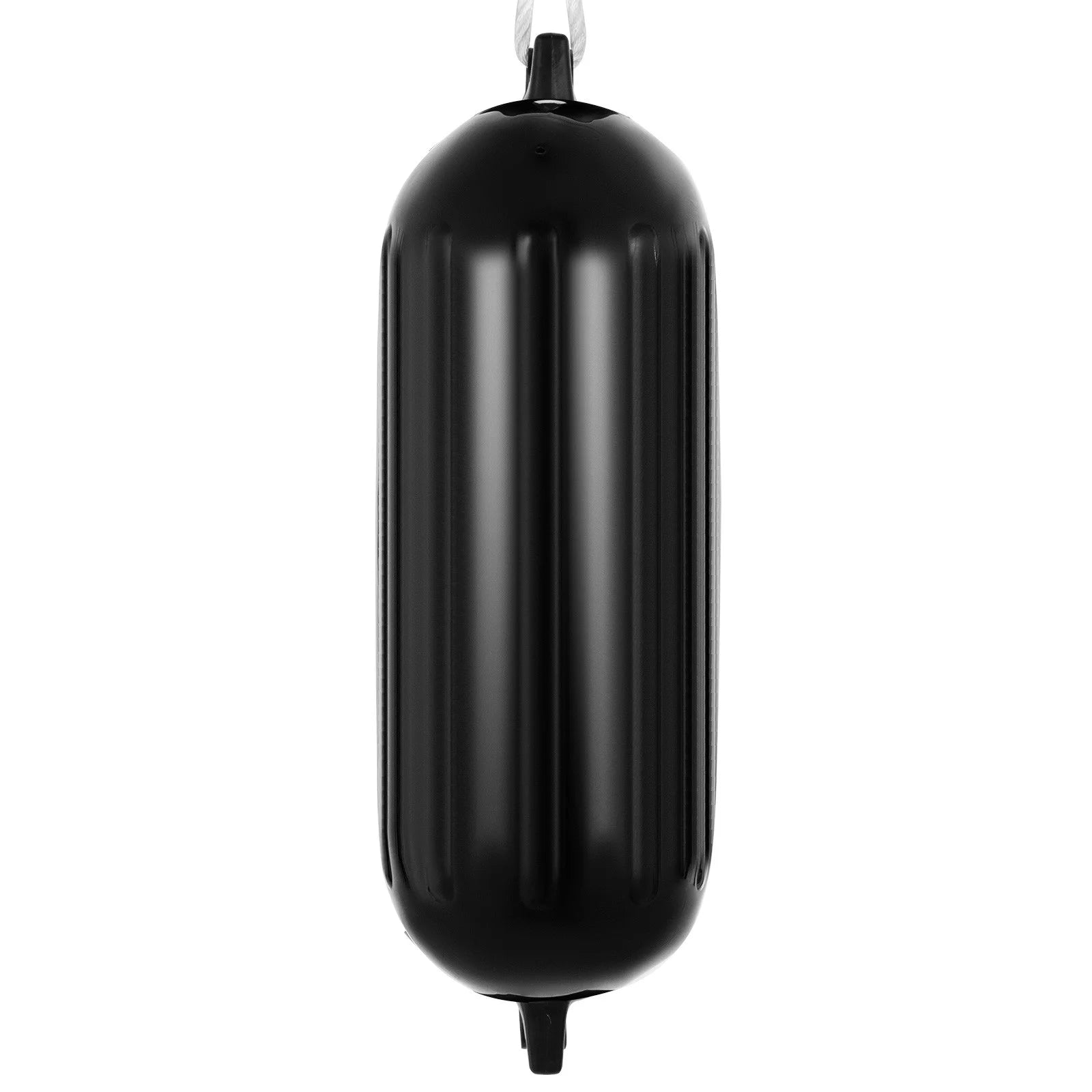Black Boat Fender Bumper Pack of 4, 8 x 27 inches N15673