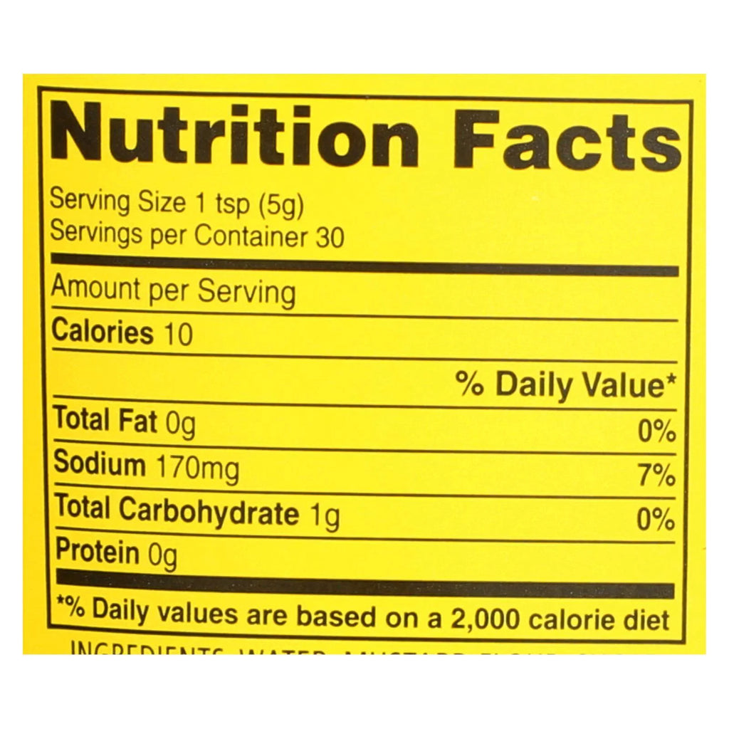 English Mustard - Case of 6 - 5.3 oz. A46836