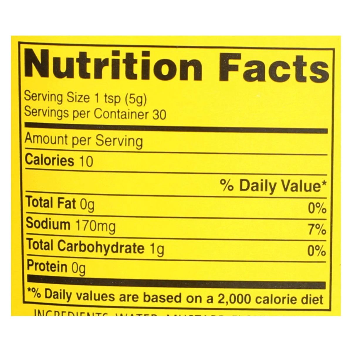 English Mustard - Case of 6 - 5.3 oz. A46836