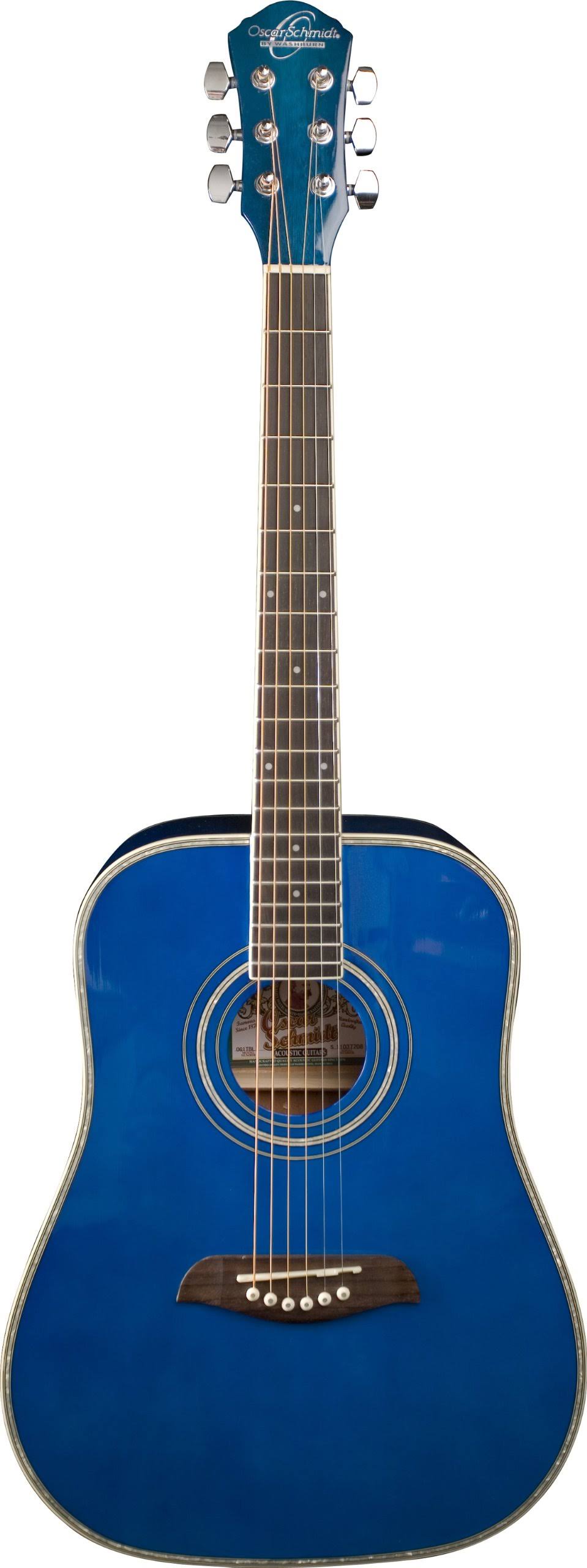 Blue 3/4 Size Dreadnought Acoustic Guitar Z951