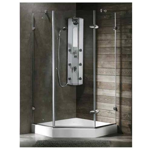 Frameless Neo-Angle Shower Enclosure with Low-Profile Base R795829