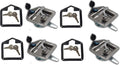 4 x Trailer Door Latch with Gasket T-Handle Latch with Keys 304 Stainless Steel Pack of 2 P5904