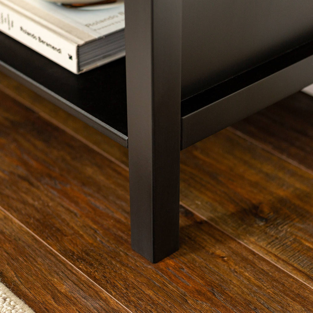 Walnut 1-Drawer Nightstand N571330
