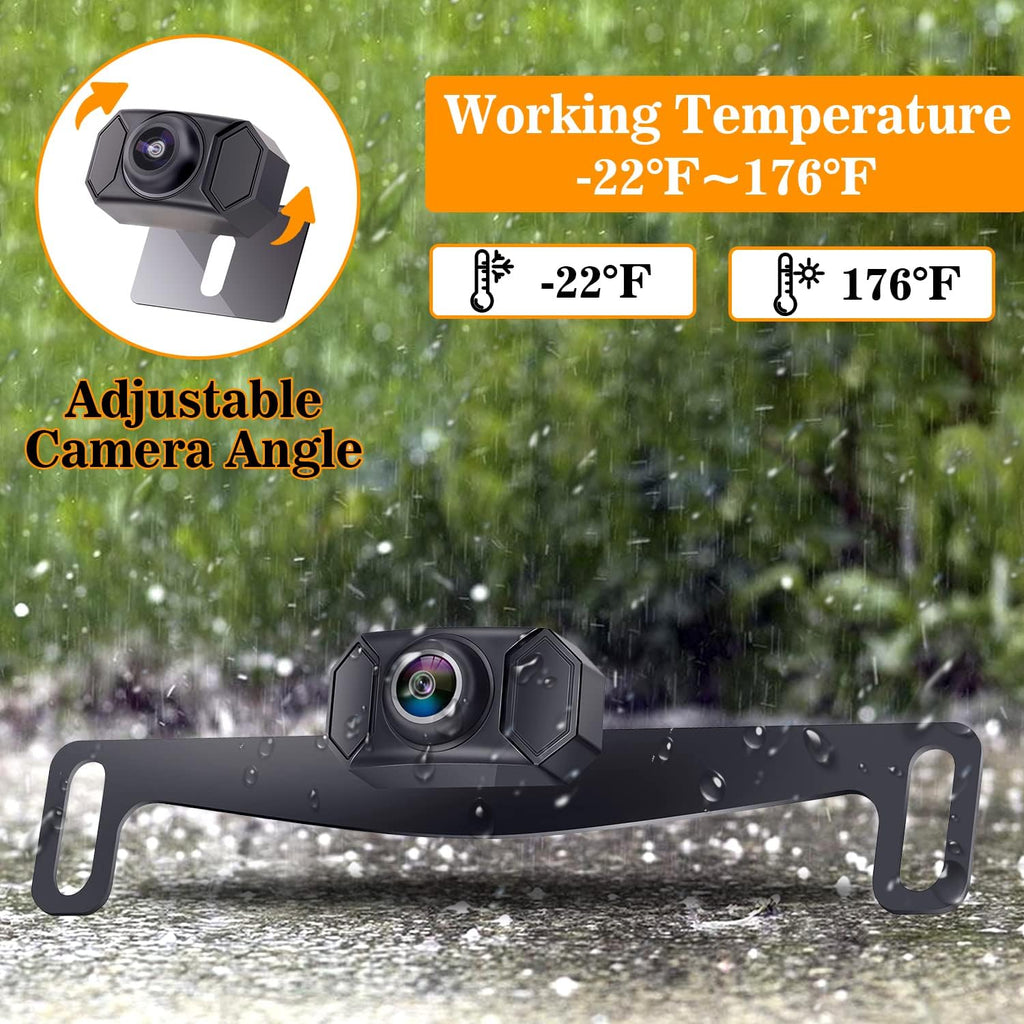 Wireless Backup Camera System with 5'' Monitor Night Vision Two Channels Pack of 2 G90232