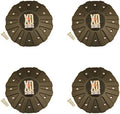 4 x KMC 778 Monster Matte Flat Black Wheel Rim Center Cap O155905