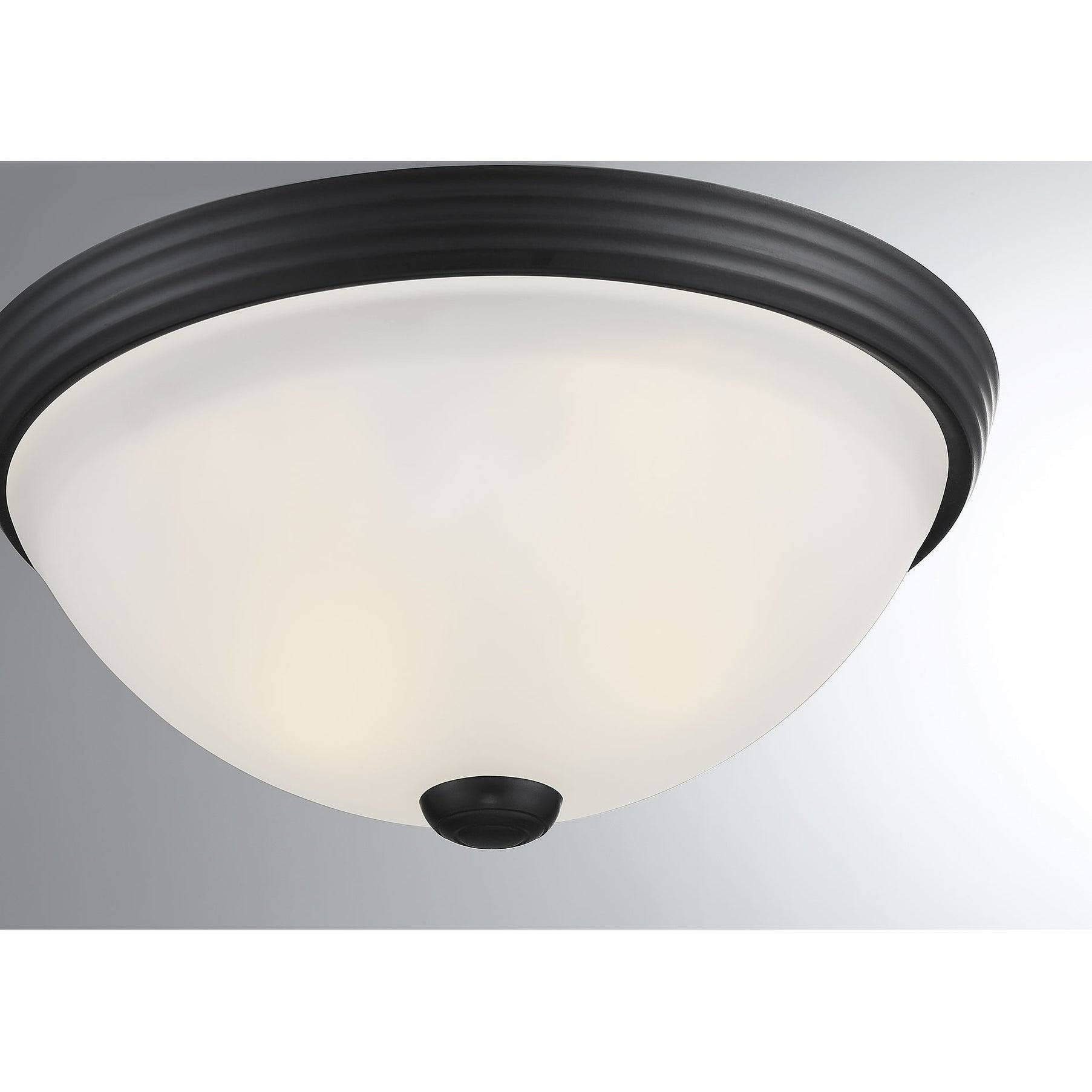 Black Flush Mount Q629989