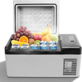 12V Portable Car Refrigerator, 15L/16 Quart Fridge Freezer, Mini Electric Compressor Cooler X3006