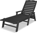 Black Nautical Arms Chaise V645