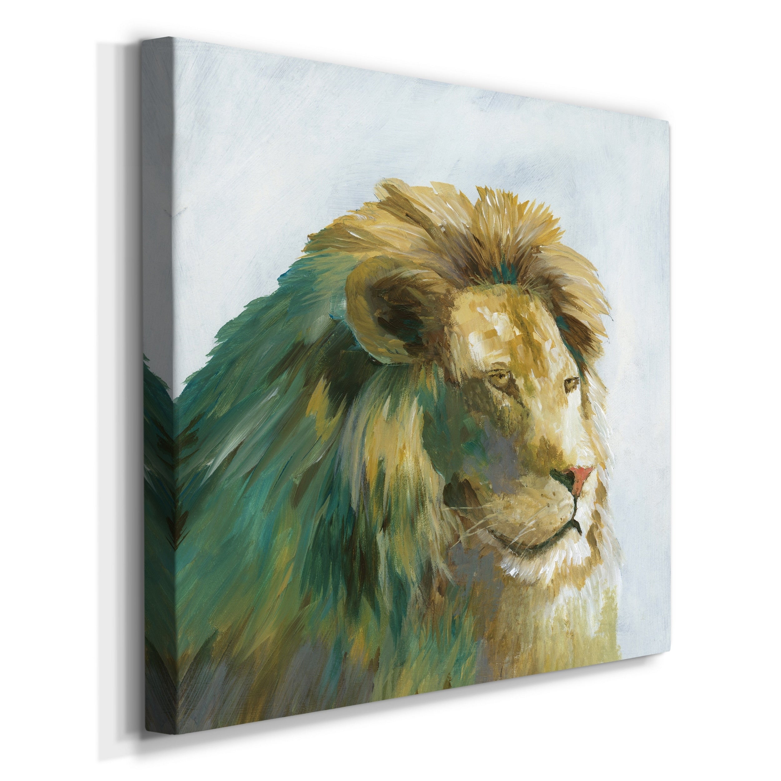 Jade Lion Gallery Wrapped Canvas 10X10 G43607