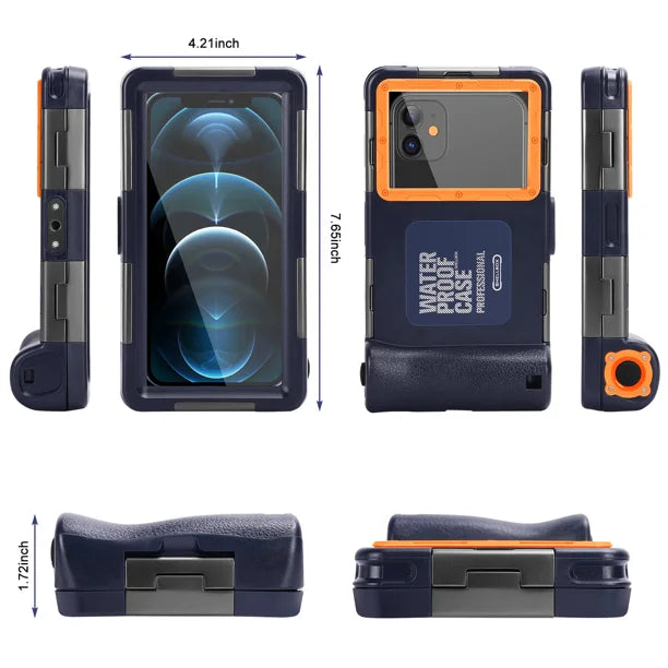 Waterproof Protective Case for Coolpad Cool 12A and Phones Up to 6.9 Inch with Lanyard T4796