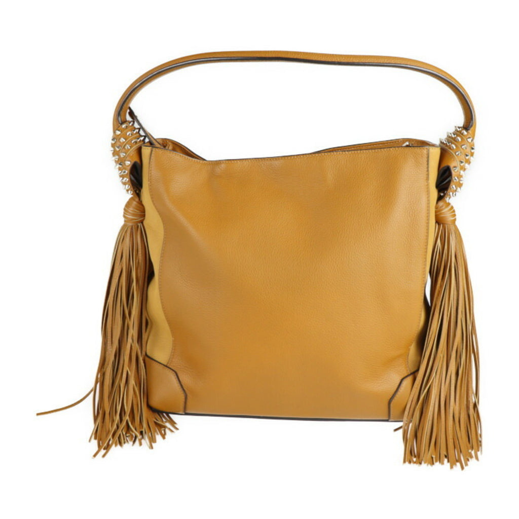Camel Brown Leather Hobo Shoulder Bag G28801