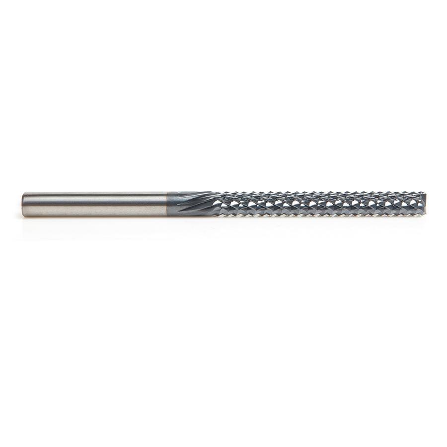 Solid Carbide Fiberglass and Composite Cutting 1/4 Dia x 2-1/8 x 1/4 Shank AlTiN Coated Mill End B23139
