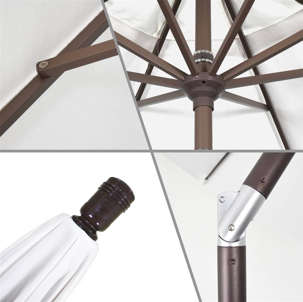 Champagne Aluminum Market Patio Umbrella U79219