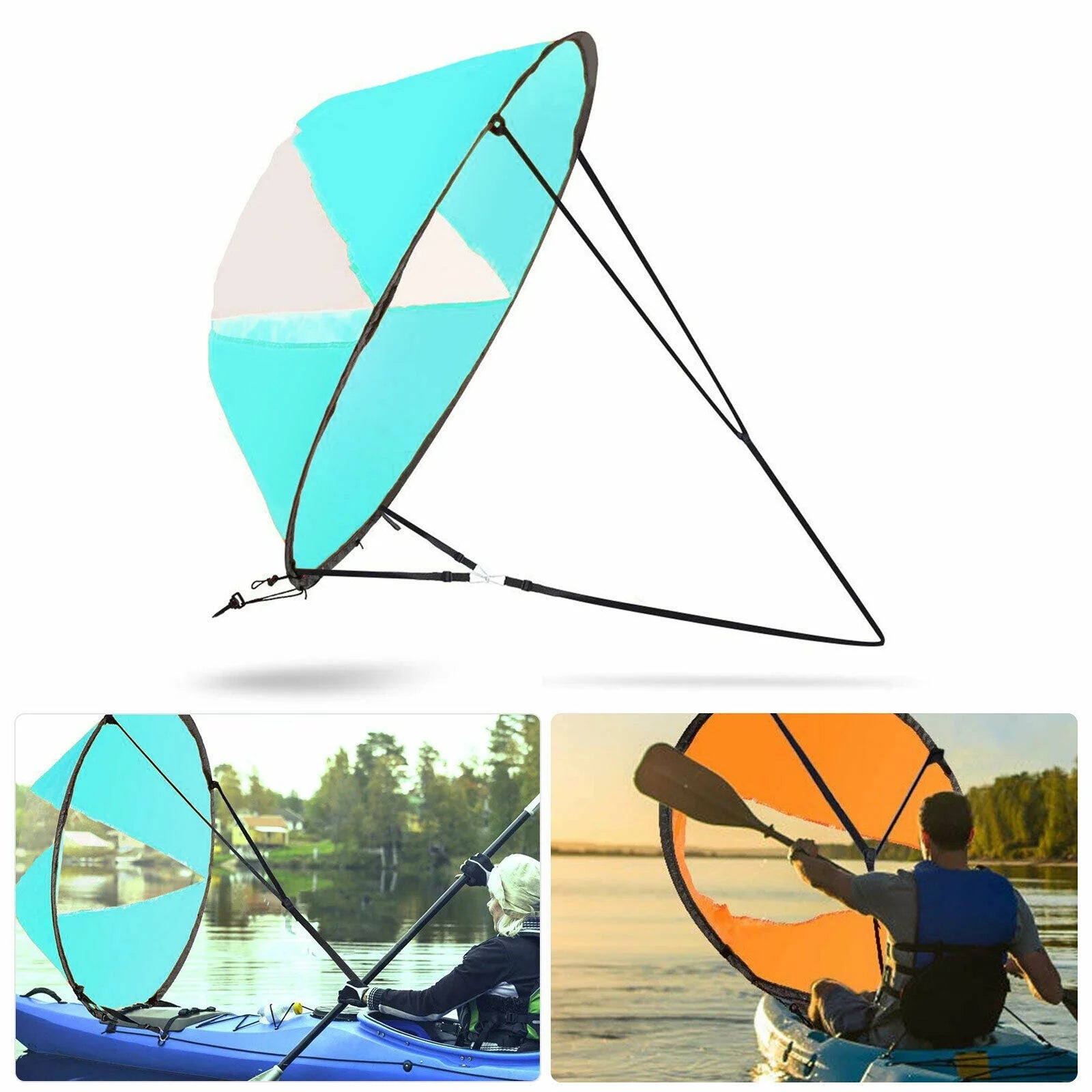 Kayak Sail for Paddle Board Canoe Boat E145