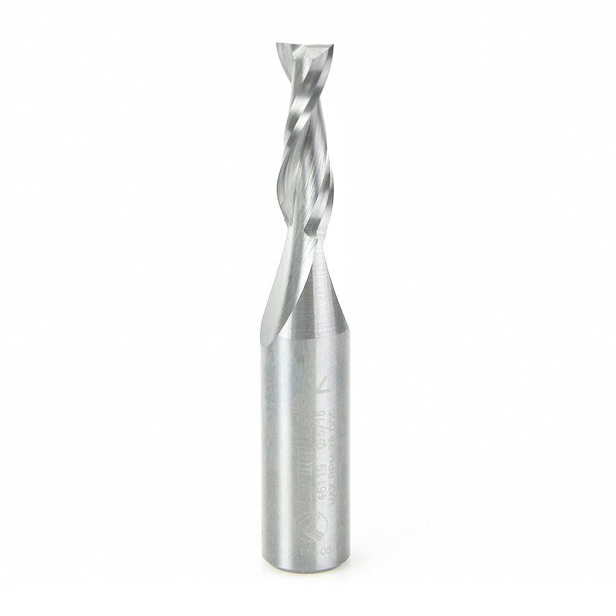 Solid Carbide Spiral Plunge 5/16 Dia x 1 inch x 1/2 Shank Up-Cut M782