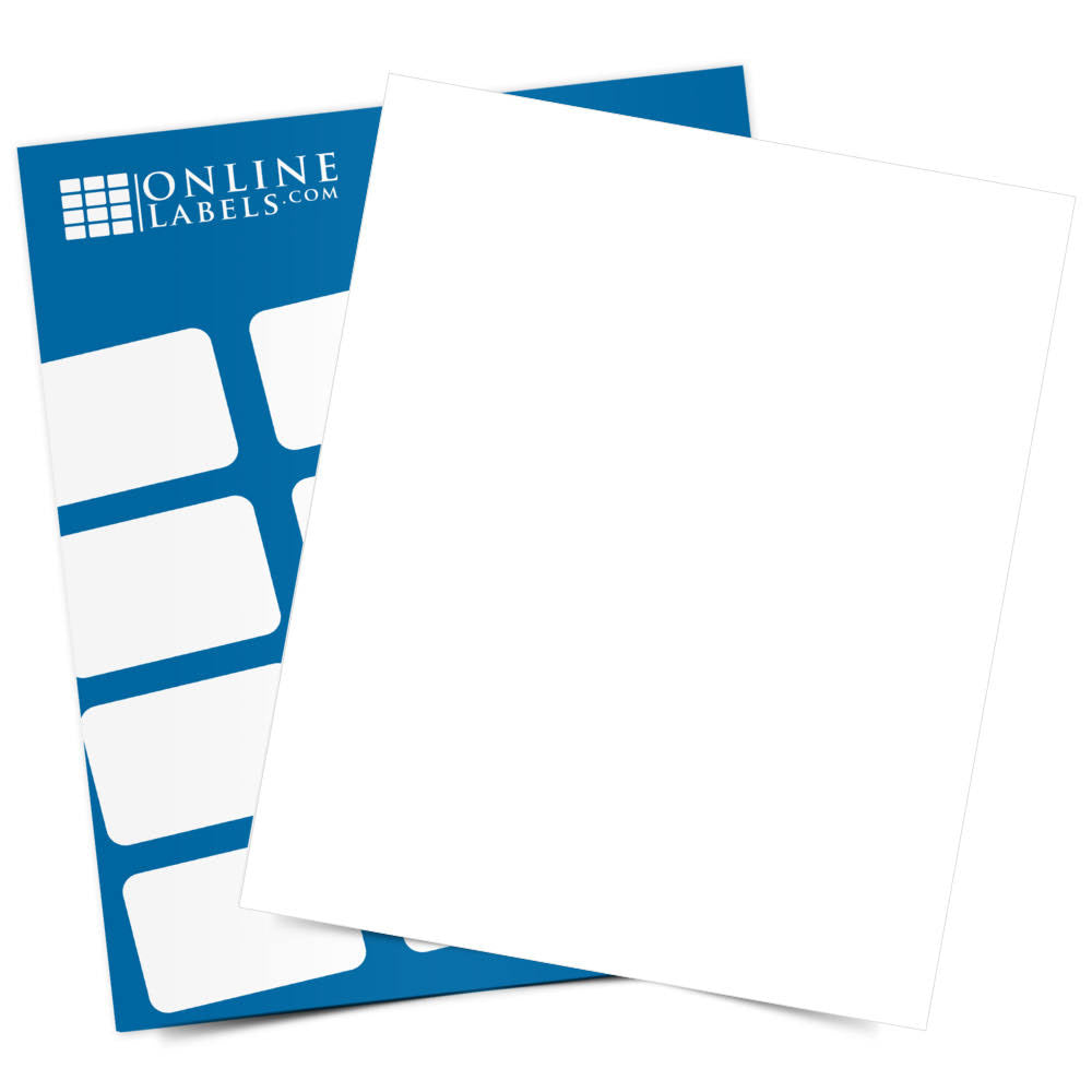 Weatherproof Matte Inkjet Labels, 100 Sheets X9642