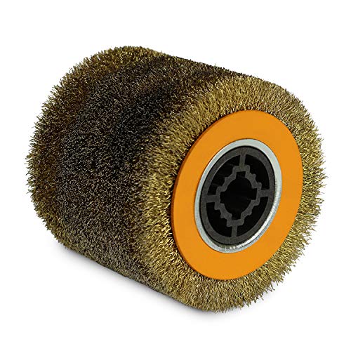Steel Wire Brush Drum Heavy Rust Remover, 4.5" x 4", Pack of 2 P54628