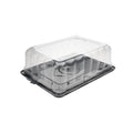Black/Clear Plastic Cake Container 65/P S1536