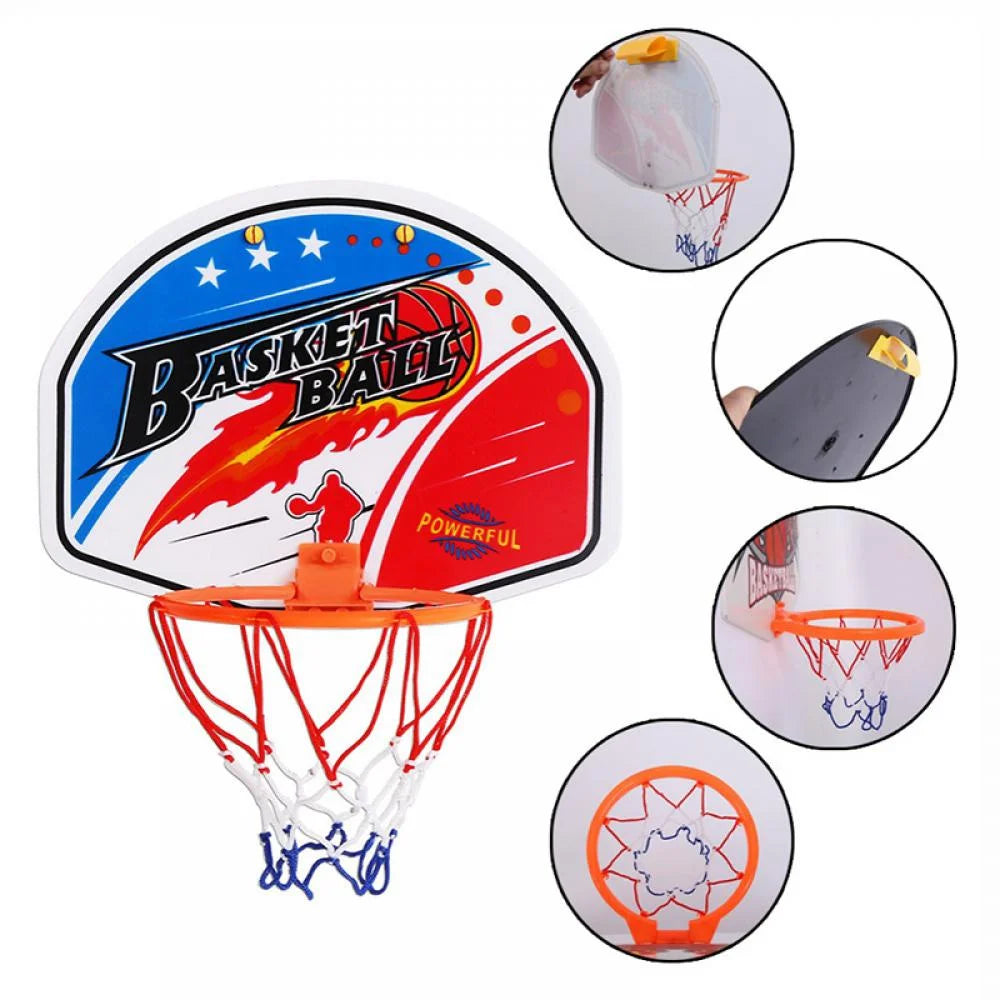 Mini Inflatable Basketball Hoop Toy with Ball Pump N78250
