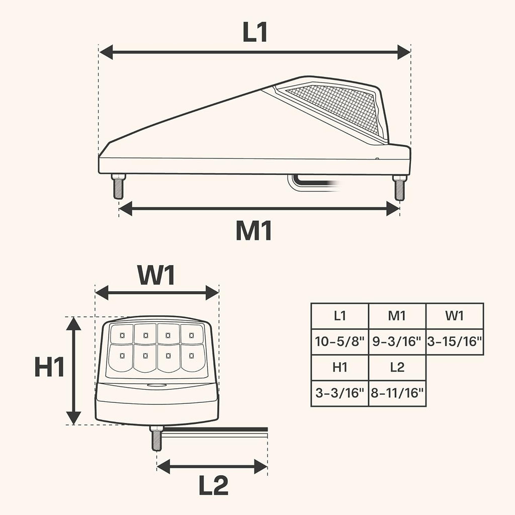 Amber LED Cab Marker Lights Kit for Semi Truck R69449
