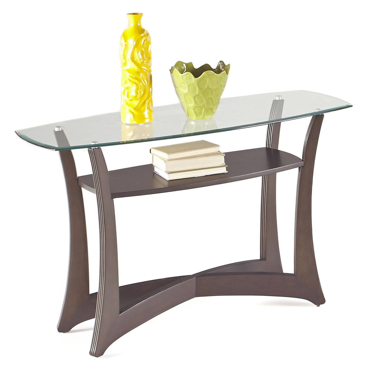 Dark Walnut Sofa Console Table N681855