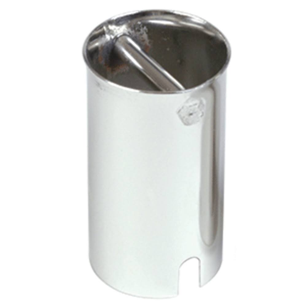 Black Piling Post Bumper One End Capped 6" M2050