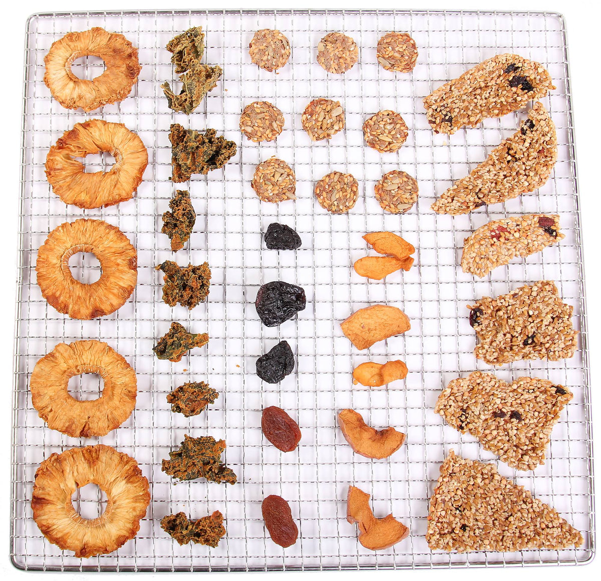 9 Stainless Steel Trays Food Dehydrator Replacement Mesh Screen F7445