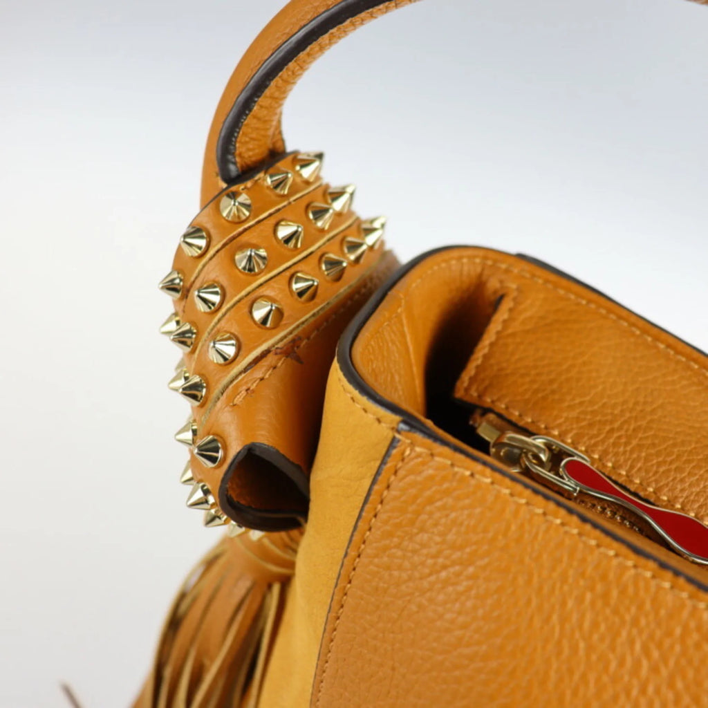 Camel Brown Leather Hobo Shoulder Bag G28801