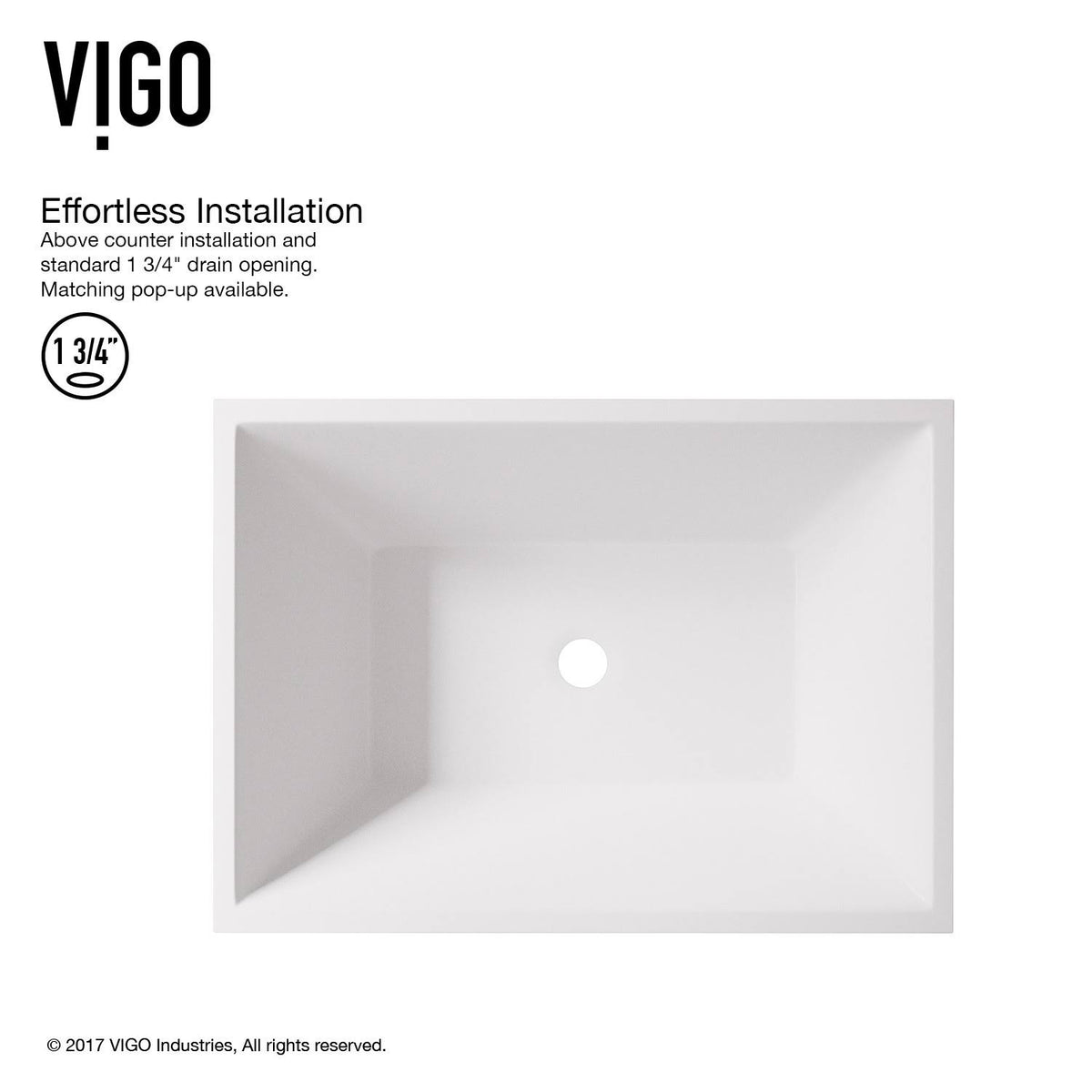 Matte Stone Vessel Bathroom Sink K5676