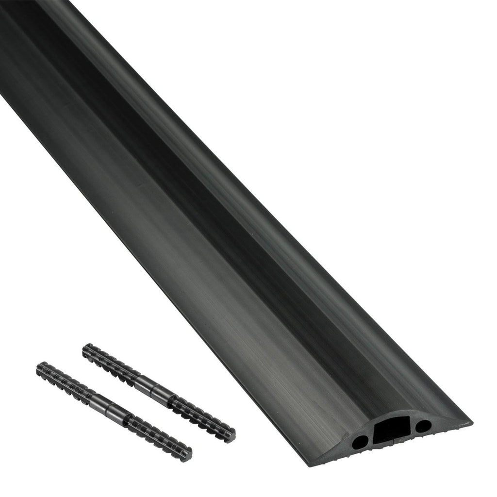 Black Floor Cable Cover 30 ft Long K371