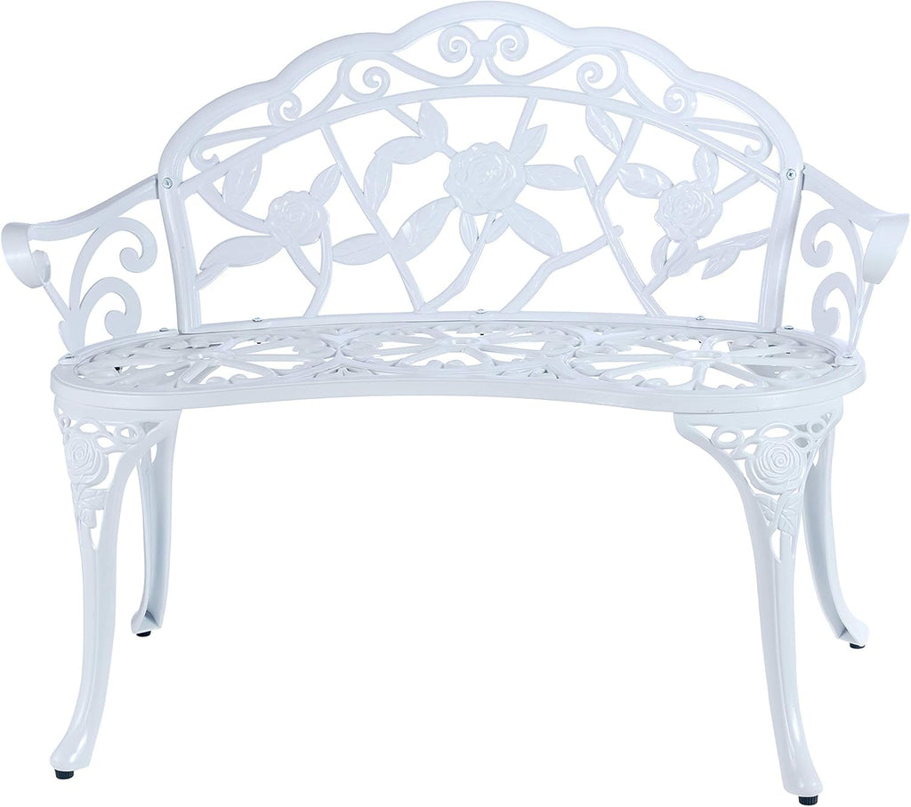 Copper Cast Aluminum Double Seat Patio Bench I7847