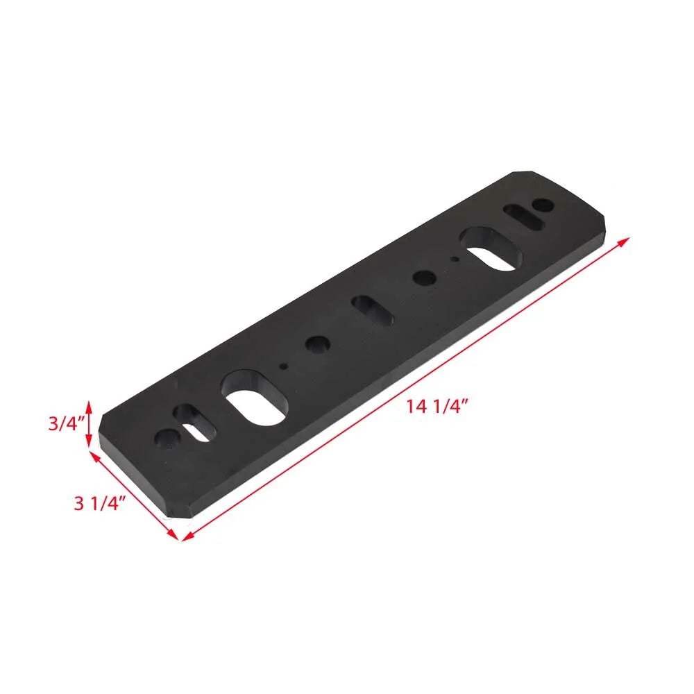 Black Boat Foot Pads Set of 2 X141717