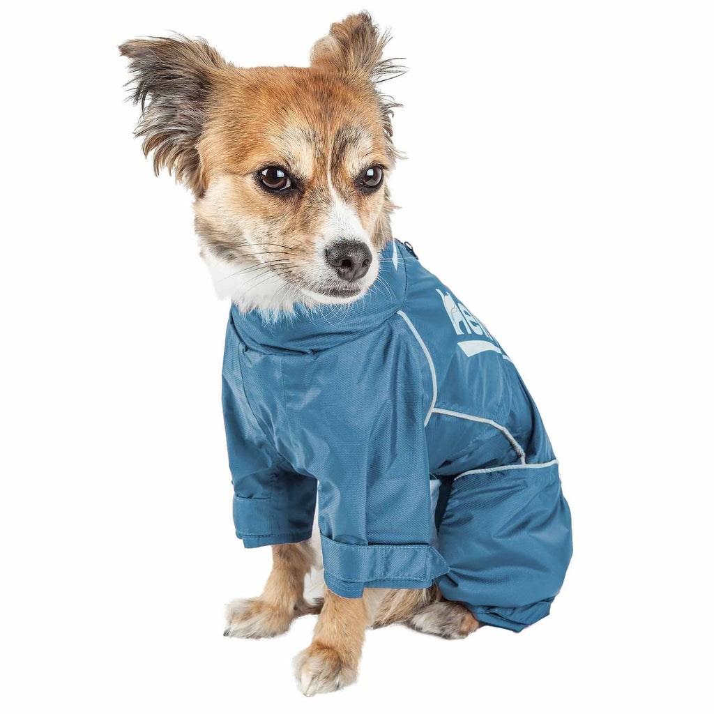 Waterproof Reflective Full Body Dog Coat Jacket Orange Medium B5181