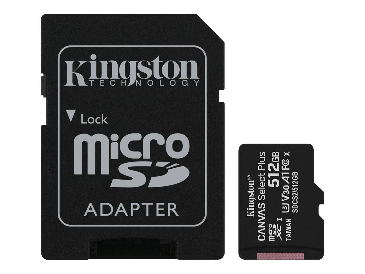 512 GB microSDXC Flash Memory Card with SD Adapter X85212