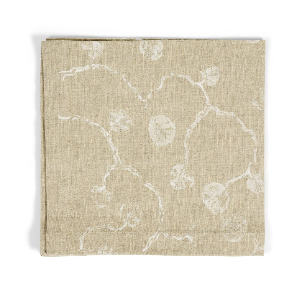 Botanical Leaf Printed Dinner Napkin Set of 4 Q7265
