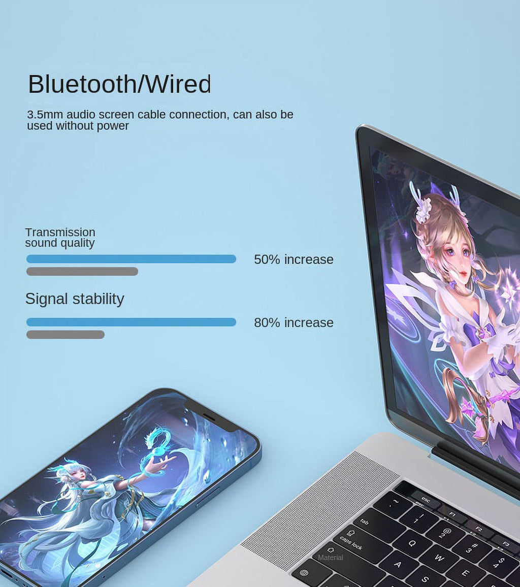 Wireless Bluetooth Gaming Headphones with Microphone X374