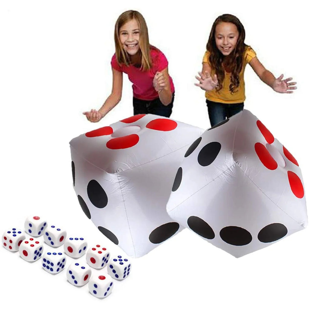 2Pc Giant Inflatable Dice Set 13 Inch S6971
