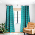 Turquoise Blackout Curtain Single Panel 50" x 96" S2347