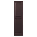 Raised Panel Shutter, Set of 2, 55 inch x 12 inch, Gray P421951