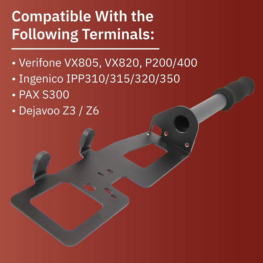 Black Drive-Thru Handheld Mount for Verifone P200 PIN Pad C248846