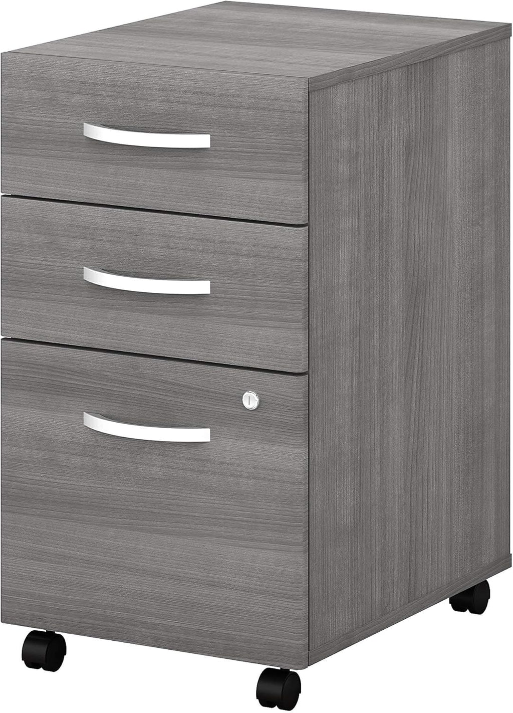 3 Drawer Mobile File Cabinet in Storm Gray J88121