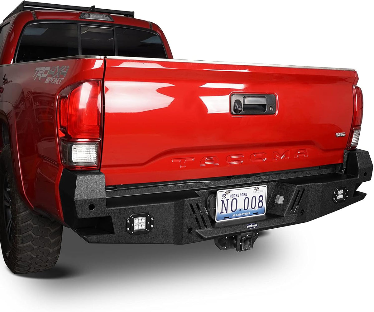 Rear Bumper with Sensor Holes and Stubby Front Bumper for Toyota Tacoma 3rd Gen J23775