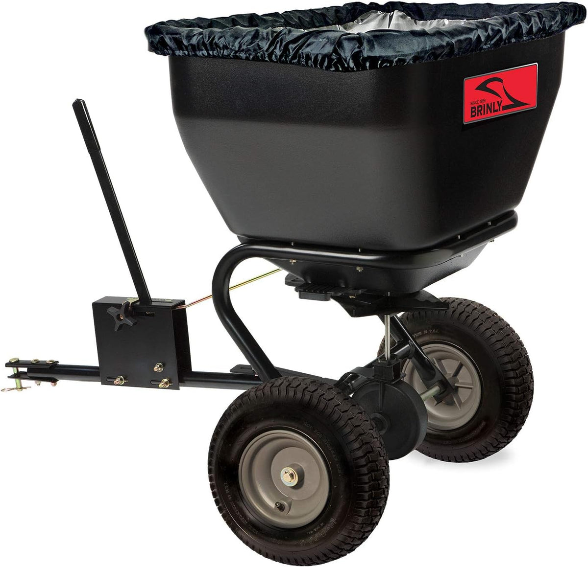 Tow Behind Broadcast Spreader, 175 lb, Black Z73434