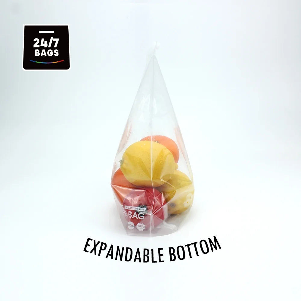 80 Count Slider Storage Bags with Expandable Bottom J81167