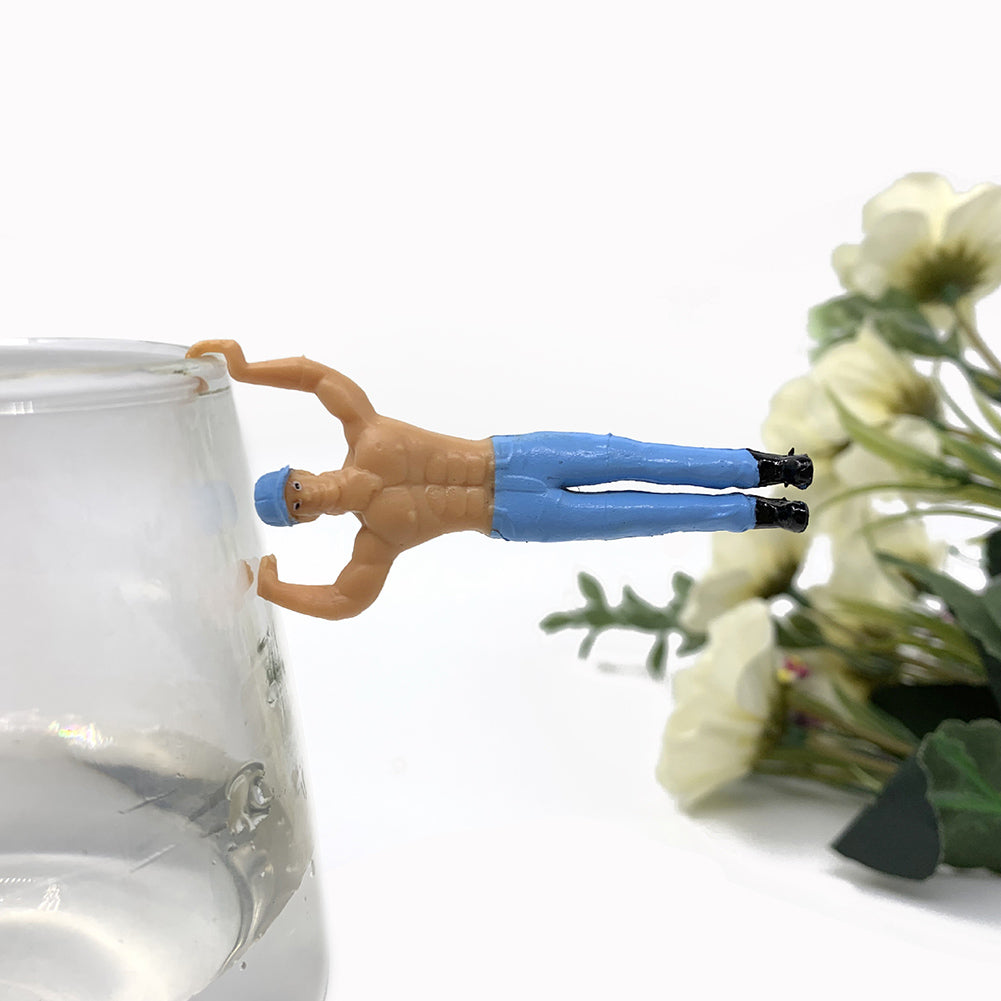 8Pcs Mini Simulated People Dollhouse Pendant Decor C32478