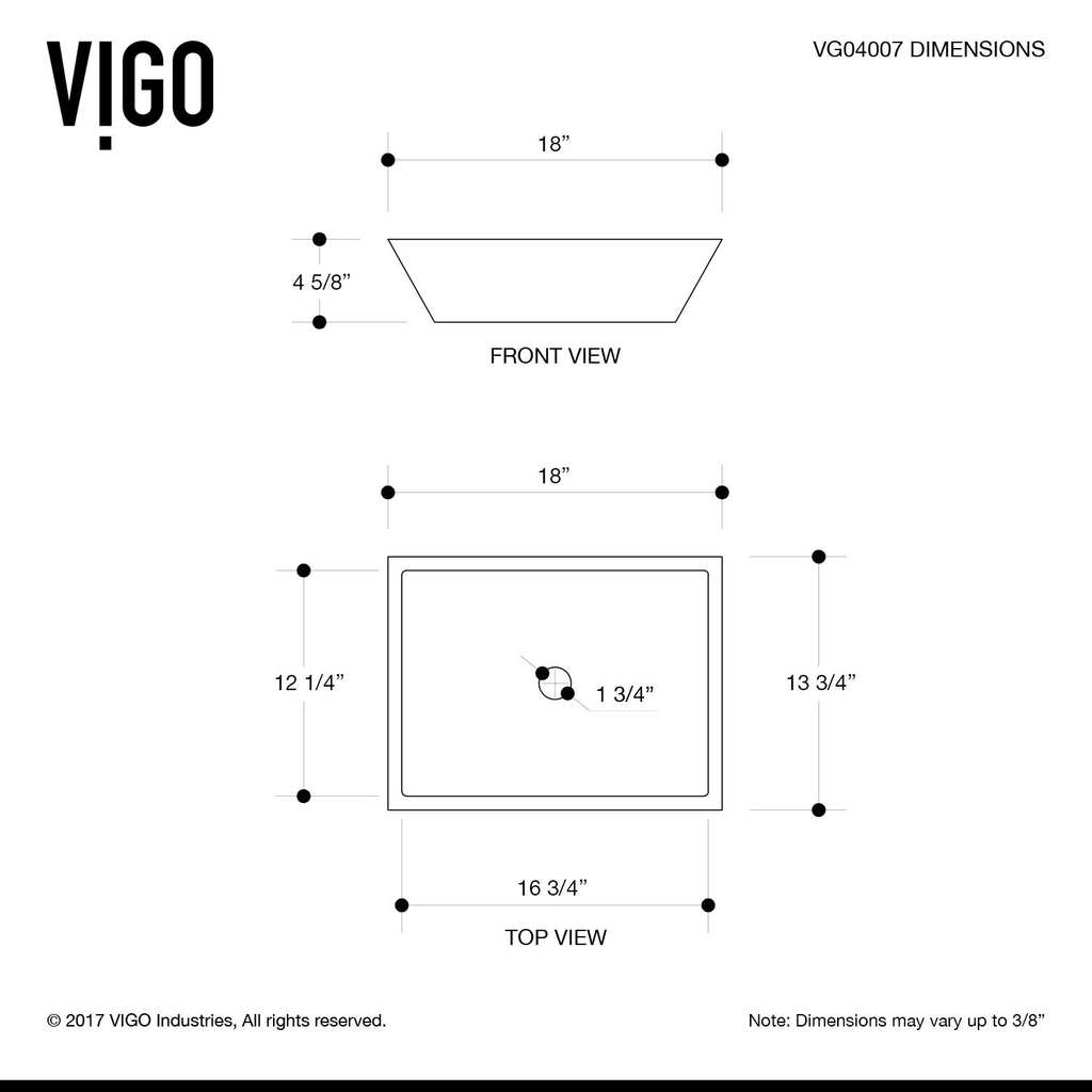 Matte Stone Vessel Bathroom Sink K5676