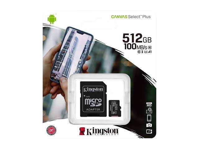 512 GB microSDXC Flash Memory Card with SD Adapter X85212