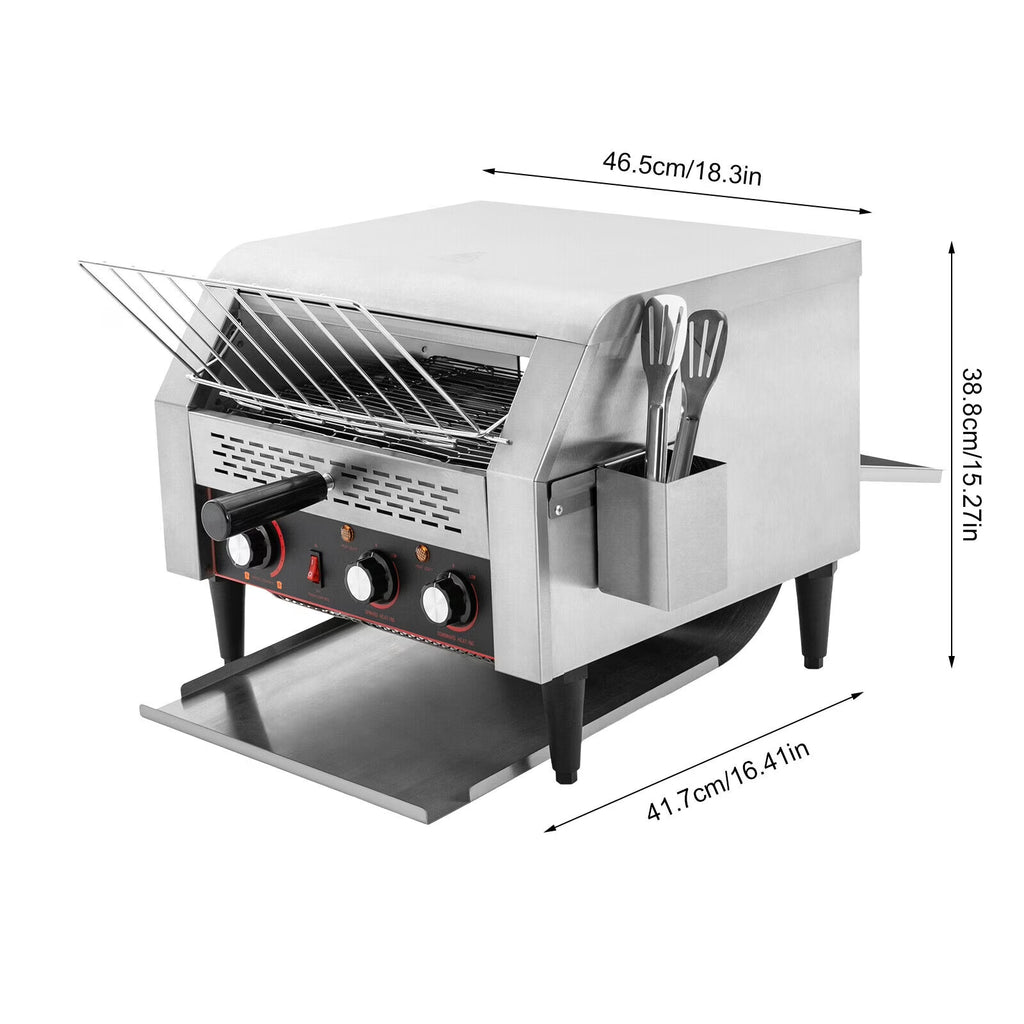 Commercial Conveyor Toaster Bread Baking Machine, 1900W/2400W, 1-7 Gears I776